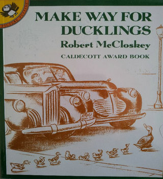 英文绘本：make way for ducklings robert mecloskey