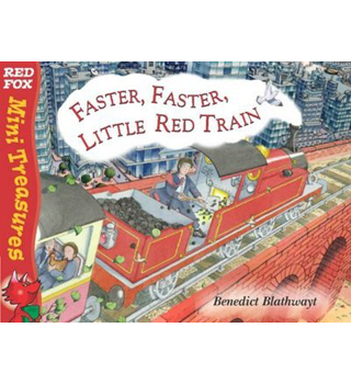 英文绘本：FASTER FASTER LITTLE RED TRAIN